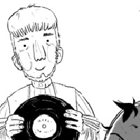 Illustration of Monsieur Gonthier, antique dealer